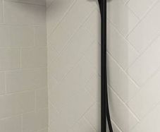 Matt Black shower
