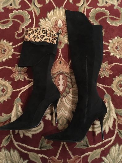Moda in Pele over the knee Boots size EU-39, UK-6