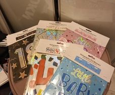 Holographic party /baby/ engagement banners