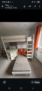 mid sleeper with additional sofa bed as shown in pics