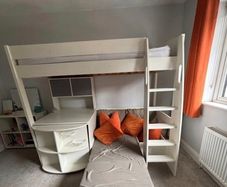 mid sleeper with additional sofa bed as shown in pics