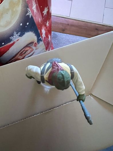 Vintage Star Wars Last 17 Barada with original weapon