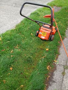 Flymo turbo corded lawnmower for sale
