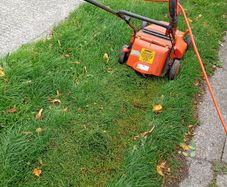 Flymo turbo corded lawnmower for sale