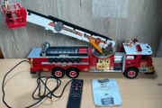 New Bright Fire Engine Truck No 230 Wired Remote - Rare - Vintage - Boxed