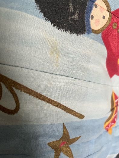 Custom made curtains and bedspread kids nursery boy