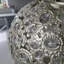 Metal and crystal lampshade Image 3