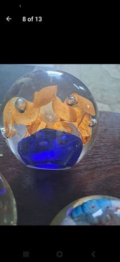 Glass  paperweights