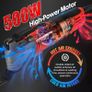 NEW SALE Oscillating Tool, 500W Oscillating Multitool Kit with 5 degree Oscillation Angle, Quick Change & Kickback Protection, 6 Variable Speeds, Auxiliary Handle, 34Pcs Saw Accessories and Carry Bag Included Image 5