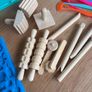 Assorted play doh tools and toys Image 2