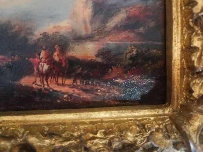 Enter a catchy titleAntique 19th Century Pastoral Oil Landscape, Signed A. Nasmyth (Ornate Gilt Frame)
