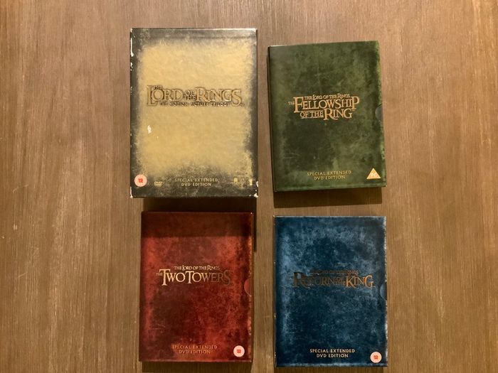 Lord of rings boxset dvds
