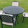 5 Piece Garden Dining Set in Cast Aluminium Image 7