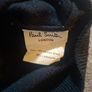 Paul Smith London Men's V-Neck Sweater XXL Navy Blue Merino Wool Cashmere Stripe Image 5