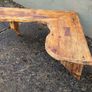 Rustic Driftwood Floating Corner Shelf Image 7