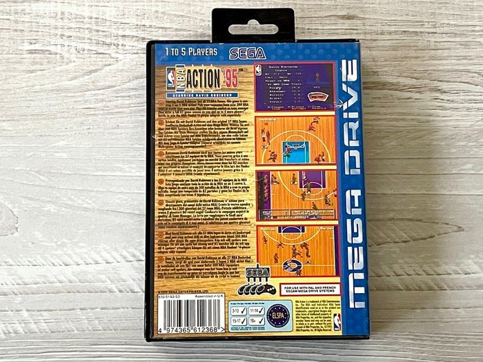 NBA Action 95 starring David Robinson for Mega Drive Boxed