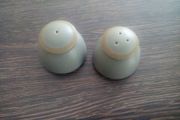 Pottery Condiment Set.