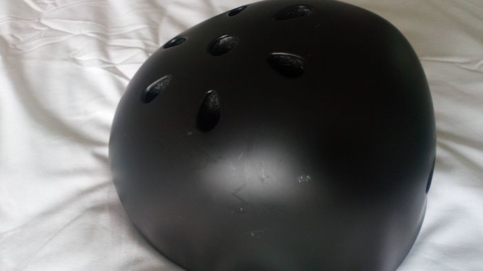 Black kids helmet