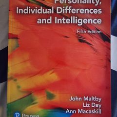 Personality, Individual Differences and Intelligence (Fifth Edition)