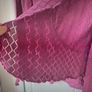 Cardigan twist brand waterfall front lace knit Image 5