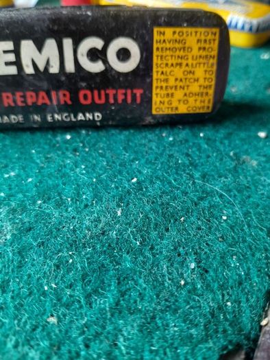 vintage chemico repair tin