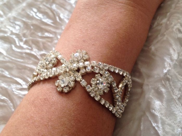 Stunning Vintage Diamonte Bracelet