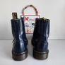 Dr Martens 1460 8 eye navy blue vintage england boots UK5 EU38 US7 Image 6