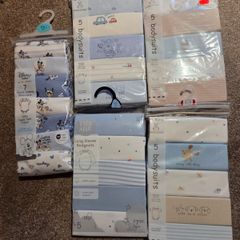Brand New Bundle of Baby Boy Vests (Long & Short Sleeve)