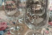 Irish Coffee Glasses x4