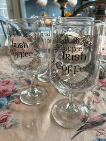 Irish Coffee Glasses x4