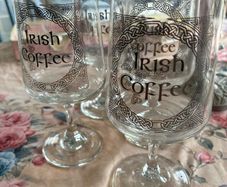 Irish Coffee Glasses x4