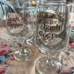 Irish Coffee Glasses x4