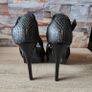 Buffalo London  Black Genuine leather Platform Heels, size 39 Image 4