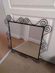 Mirror with Iron Frame
