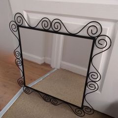 Mirror with Iron Frame