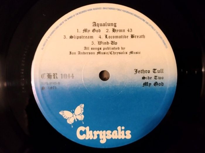 Jethro Tull ''Aqualung'' Lp.UK original press, mid 70's.Excellent cond.