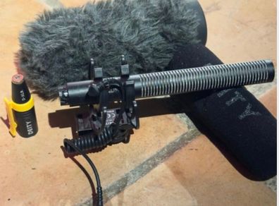 Deity Microphones V-Mic D3 Pro Camera-Mount Shotgun Microphone + XLR adapter
