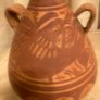 Vintage Art Pottery Hand Painted Vase. Image 2