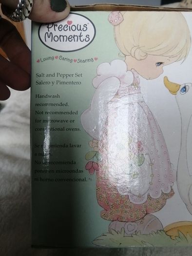 precious moments salt and pepper set