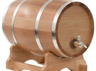 main image for ad Wine Barrel with Tap Solid Oak Wood 12 L
