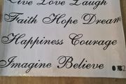 Live laugh love home Wall decal sticker