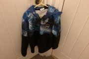Black/blue hoodie age 9/10