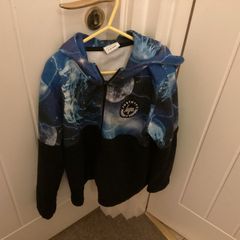 Black/blue hoodie age 9/10