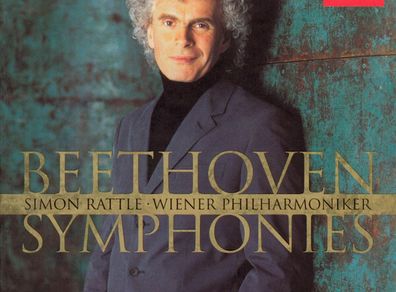 Beethoven Symphonies. Simon Rattle. Wiener Philharmonic. 5 x CD Boxset. Free Postage!