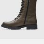 Clarks Olive Green Leather Boots size 37.5 UK 4.5 Image 7