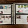 Collection of  78 UK First Day Cover stamps 1993 to 1998 in album Image 8
