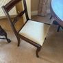 Antique dining table and 6 chairs. Image 2