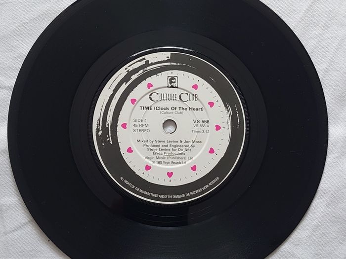 Culture Club- Time (clock of the heart) 7" Vinyl