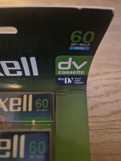 maxwell dv cassette sealed pack