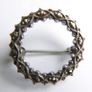 Vintage Brooch Sterling Silver And Marcasite Image 2